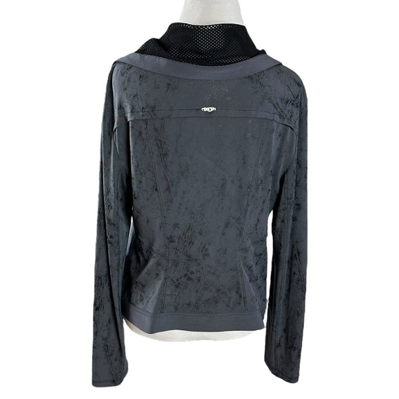 Vintage Y2K Deca Paris Fishnet Full Zip Jacket a WhimsyGoth Punk 12 Large Artsy - Picture 5 of 14